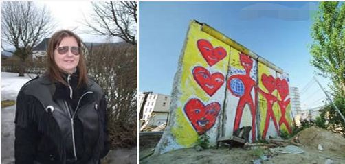 一位爱着柏林墙30年的瑞典女人