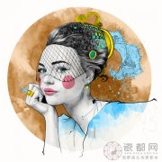 12星座之大牌欧美插画