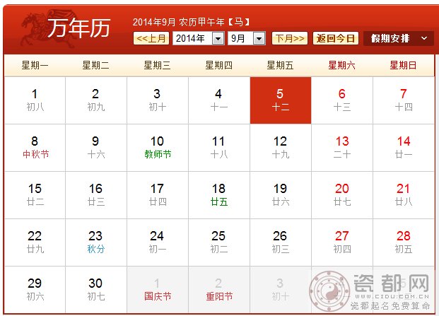 2014年印度的教师节几月几日