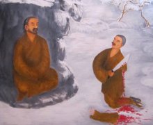 中国佛教史上最惊心动魄的瞬间：立雪断臂